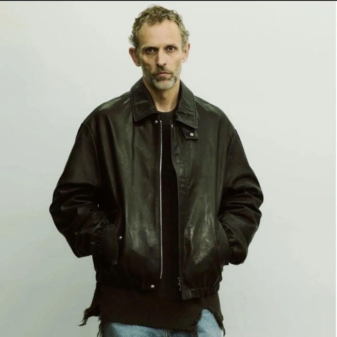 ssstein 24SS LEATHER ZIP BLOUSON シュタイン