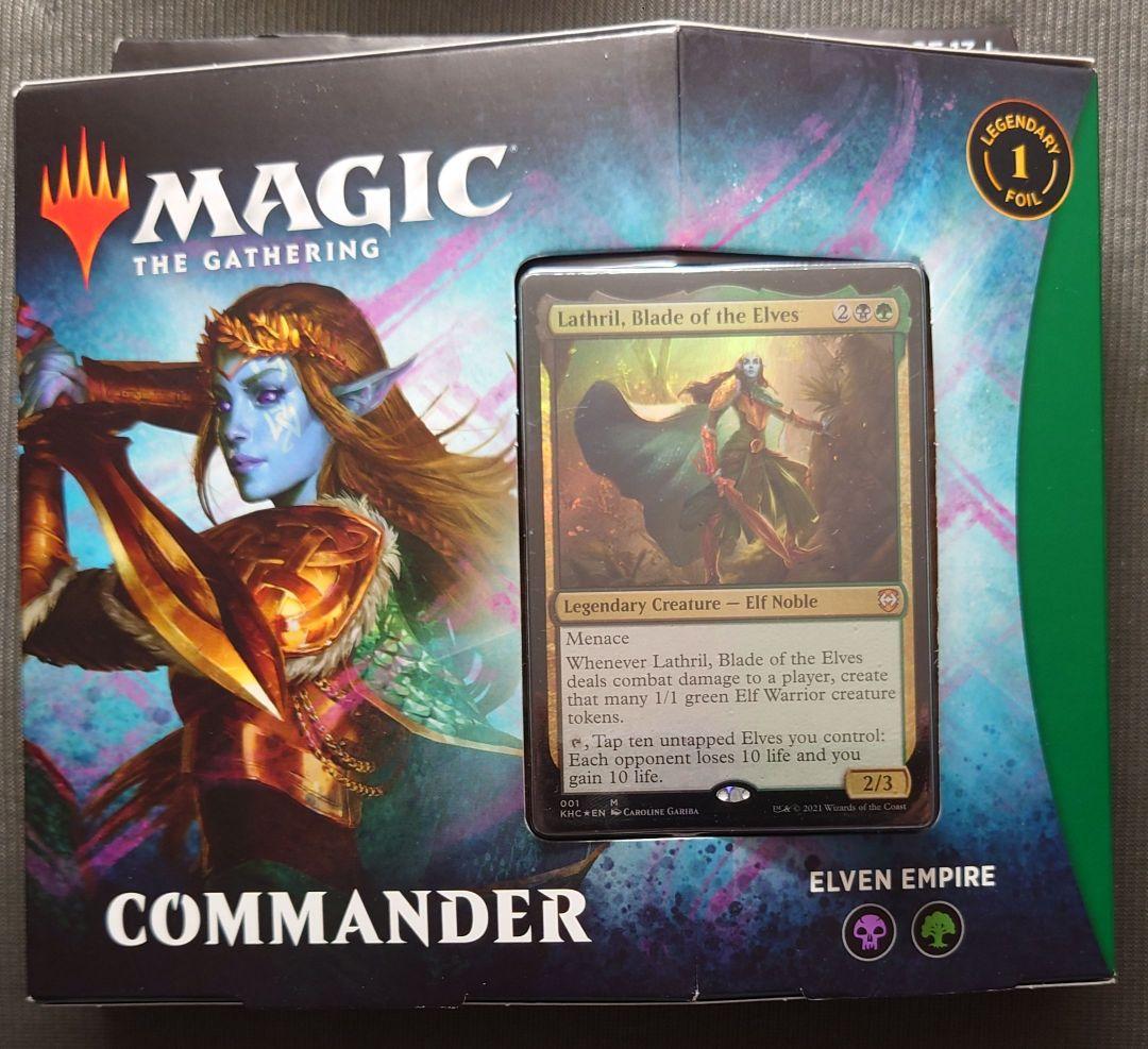 mtg 絶版稀少 新品未開封 カルドハイム 統率者デッキ エルフの帝国 khc