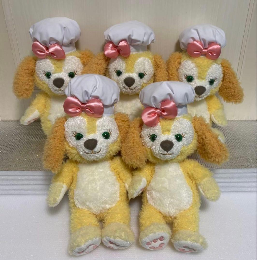 最終値下美品お顔厳選クッキーアンSサイズぬいぐるみ5体セットダッフィーフレンズ