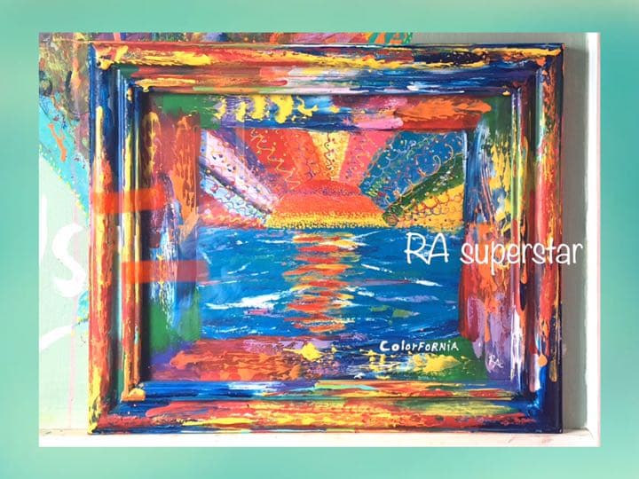 プリントw/フレーム【Colorfornia beautiful ocean】