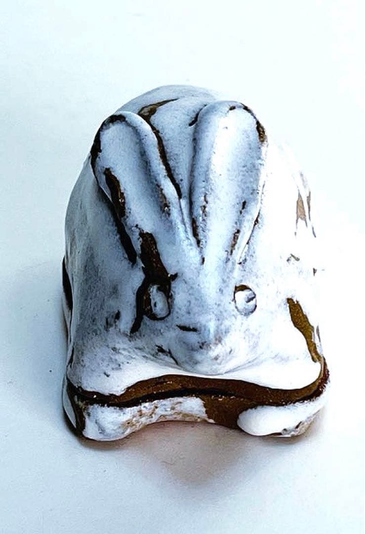 新品未使用　香合　勝尾青龍洞・龍兎　香合　鬼萩釉　茶道具 共箱付き