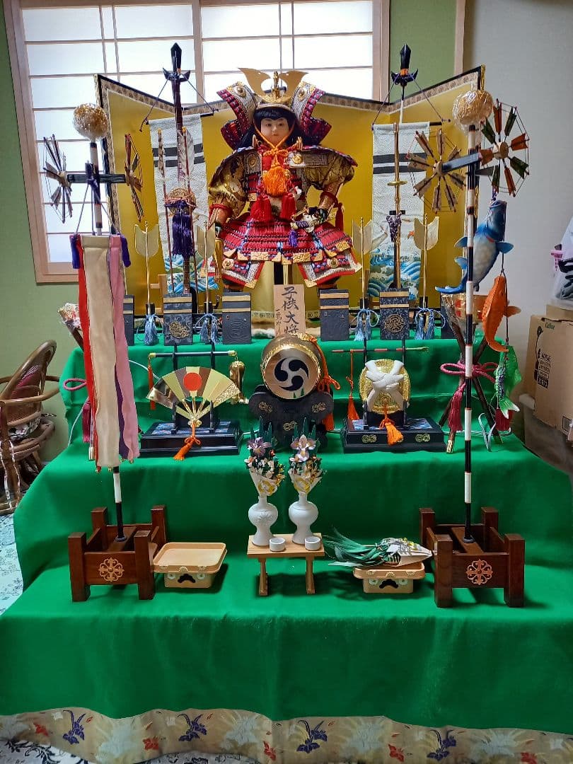 五月人形段飾り 子供大将