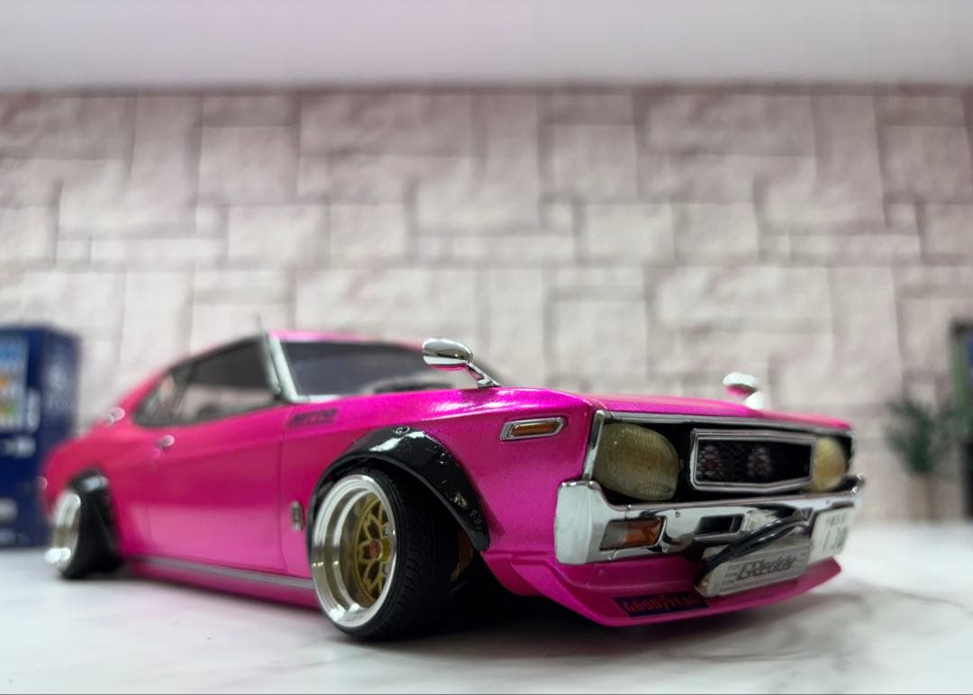 1/18ミニカー　IGブタケツローレル　弥生深リムセミワークスカスタム