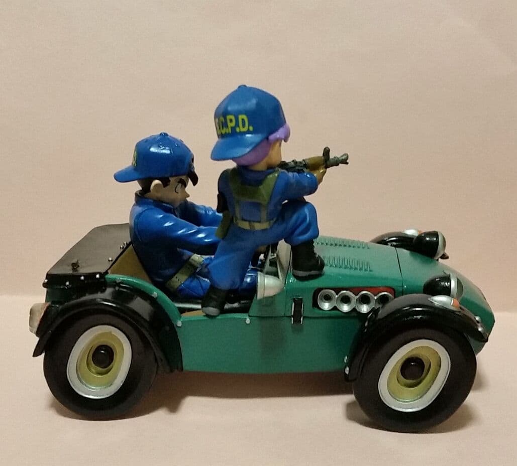 ドラゴンボールフィギュア／悟飯、トランクス、車