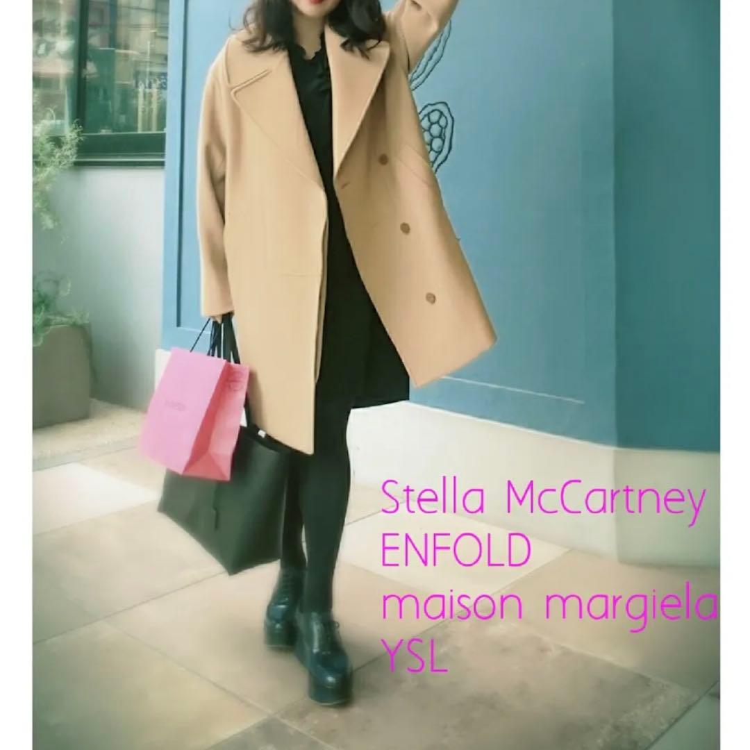 ステラマッカートニー　ウール100% チェスターコート キャメル　36