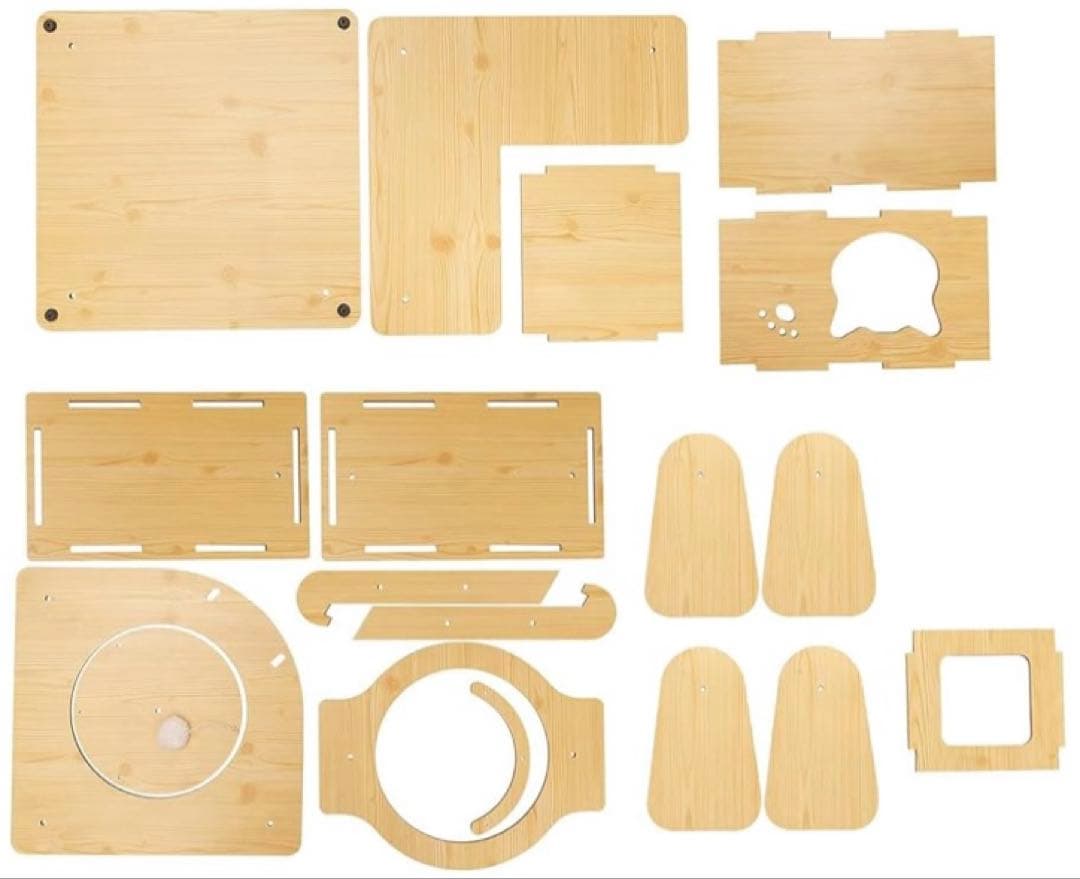 木製 キャットタワー 宇宙船ボウル付 据え置き型 多頭飼い おしゃれ 猫タワー