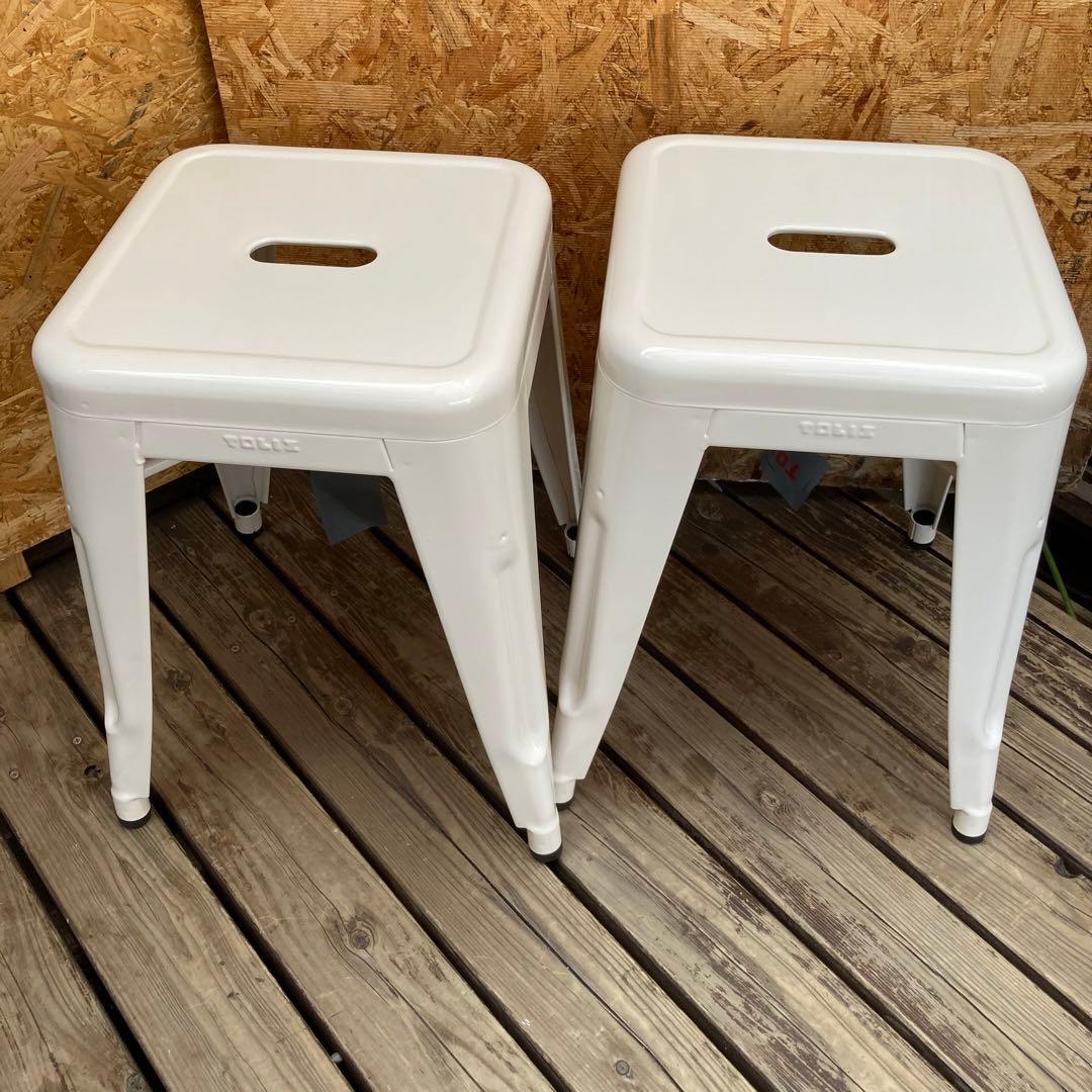 0404 TOLIX スツール　45cm 2脚セット　美品