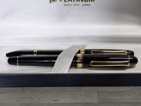 PLATINUM プラチナ 万年筆 #3776 14K F ボールペン付属