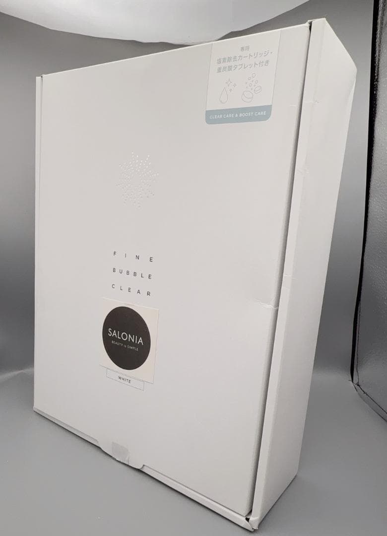 SALONIA サロニア ファインバブル クリア ホワイト シャワーヘッド