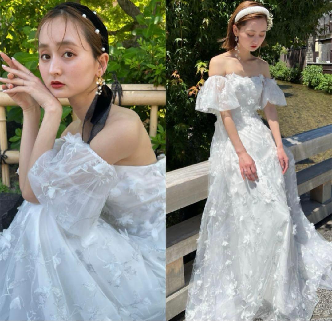 ドレスプロダクション　パフスリーブドレスS（収納カバー付）