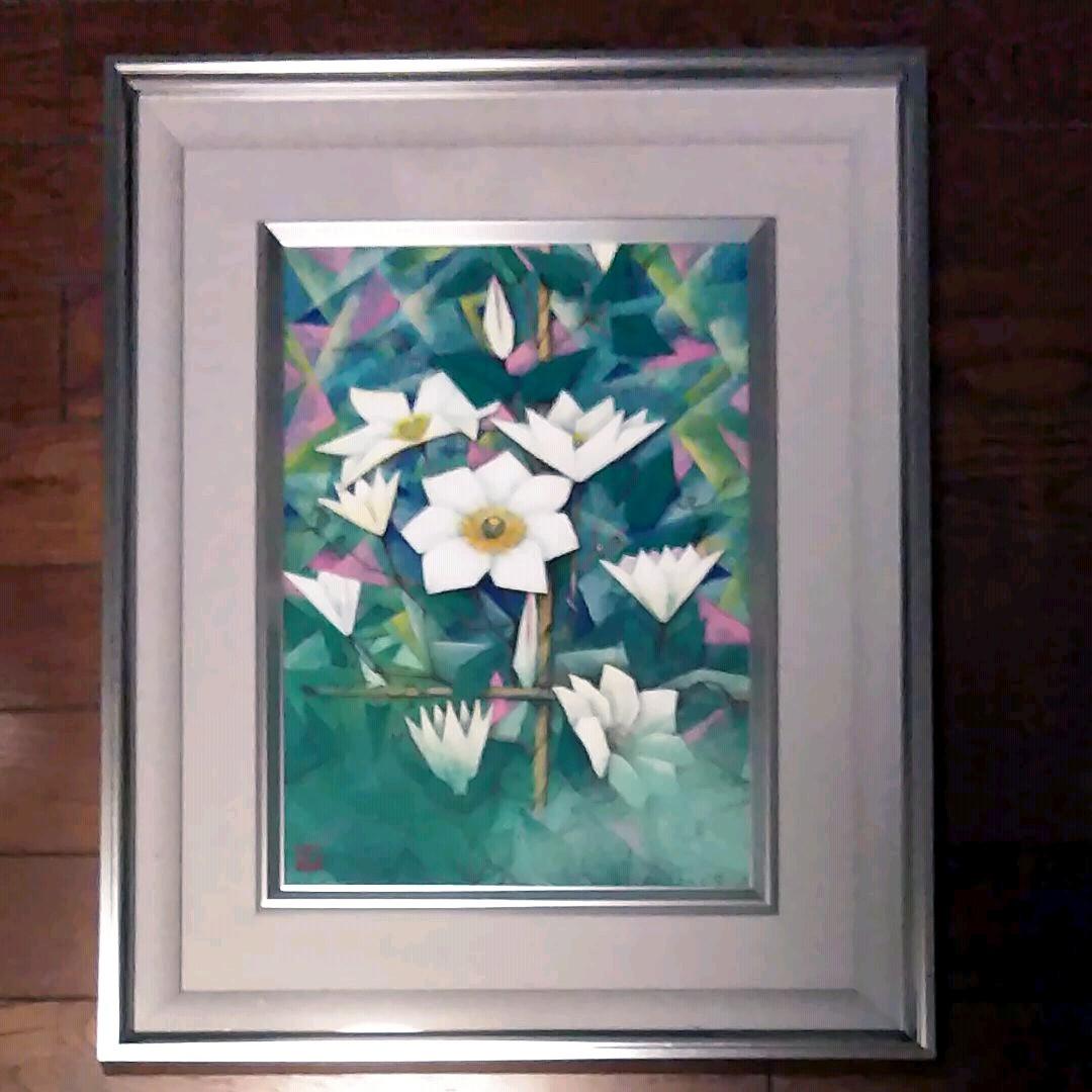 日本画(17)　朝露