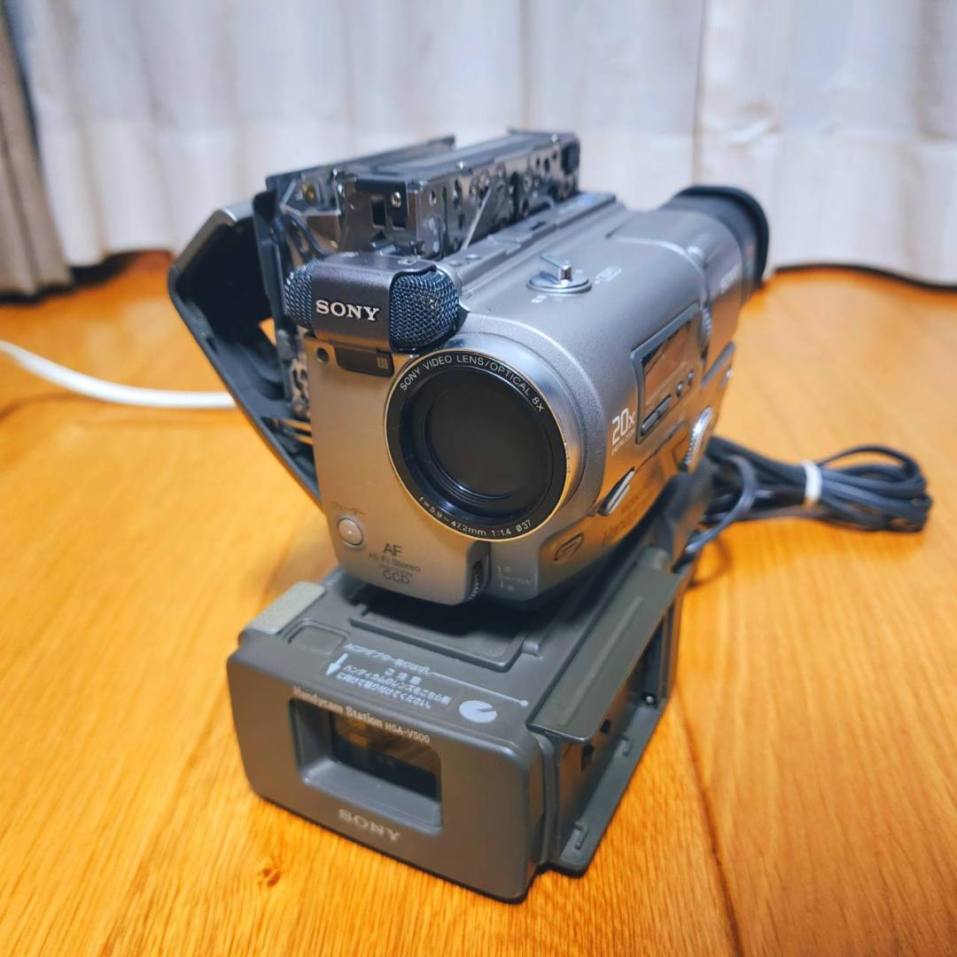 【動作確認済】SONY Hi8 高画質 ビデオカメラ CCD-TR2 セット
