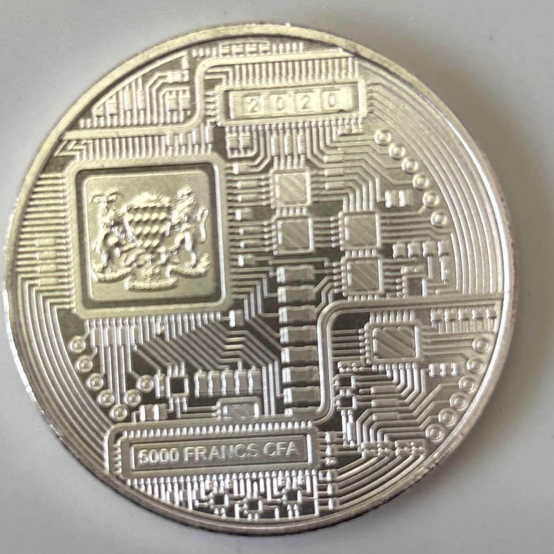 希少✴︎純銀】イーサリアム銀貨 チャド共和国 SILVER.999 （非流通品）