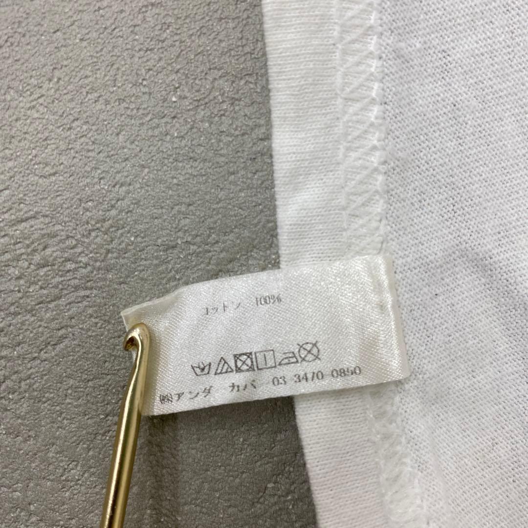 P863＊ アンダーカバー メンズ 半袖 プリント Tシャツ Lサイズ ホワイト