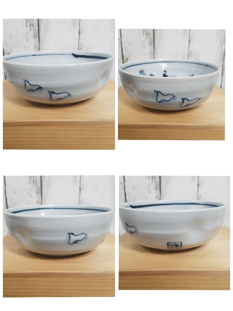 【新品/未使用】六齋窯 村田幸之介 山水 小鉢揃え　5客