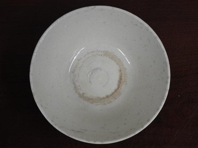 清朝？白磁茶碗　M885