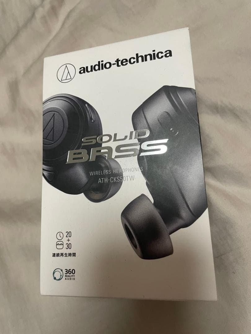 audio-technica ATH-CKS50TW BK ワイヤレスイヤホン
