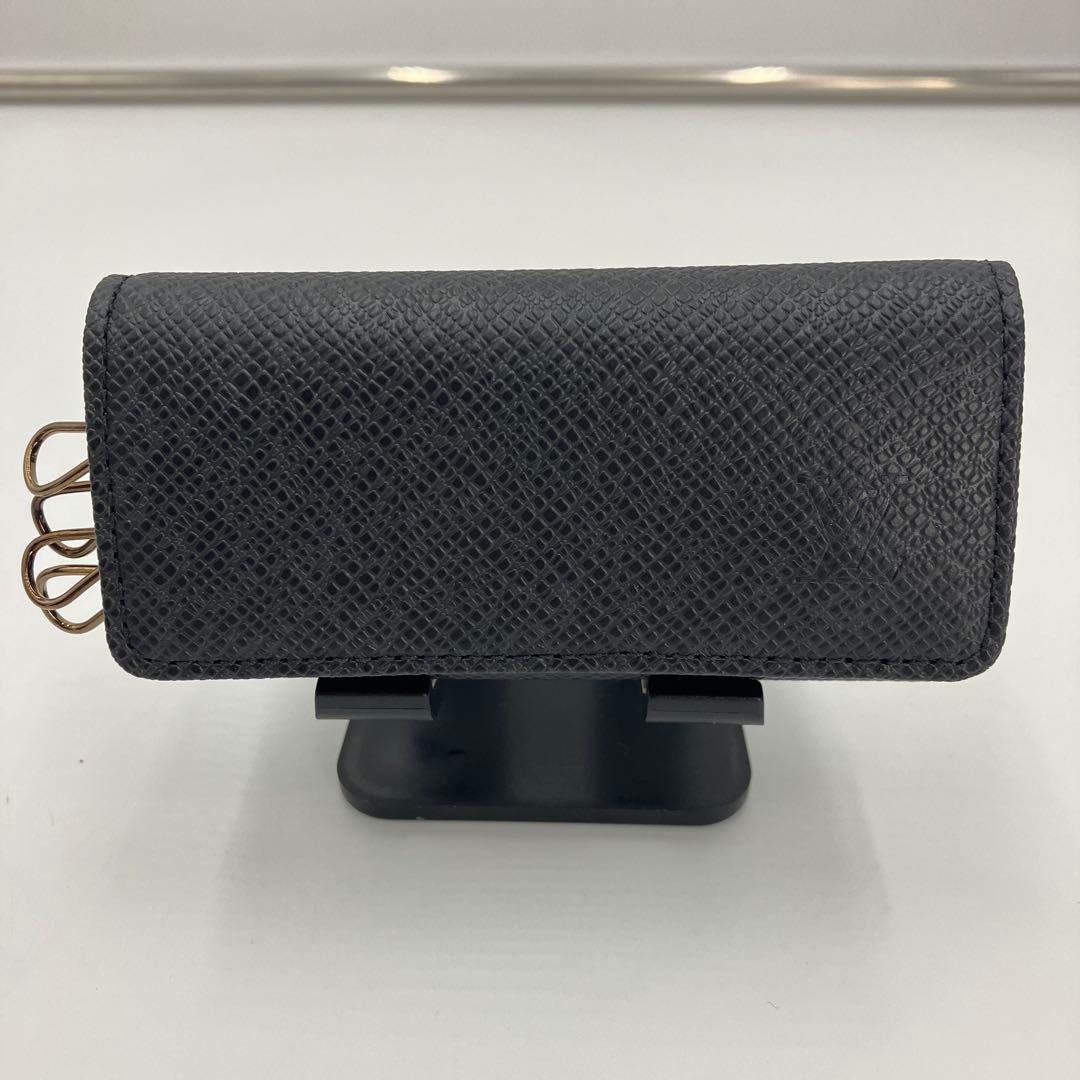 【美品】ルイヴィトン 4連キーケース タイガ ミュルティクレ4 ブラック