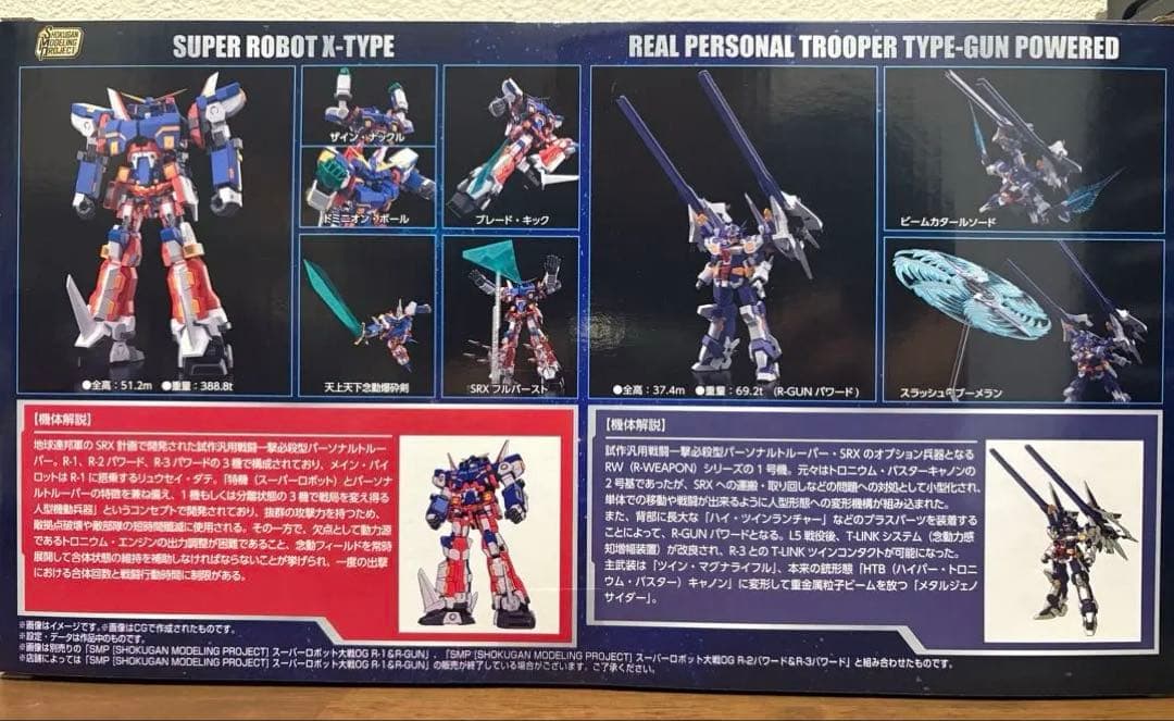 SMP R-1&R-GUN&R-2&R-3＋天下無敵のオプションパーツセット