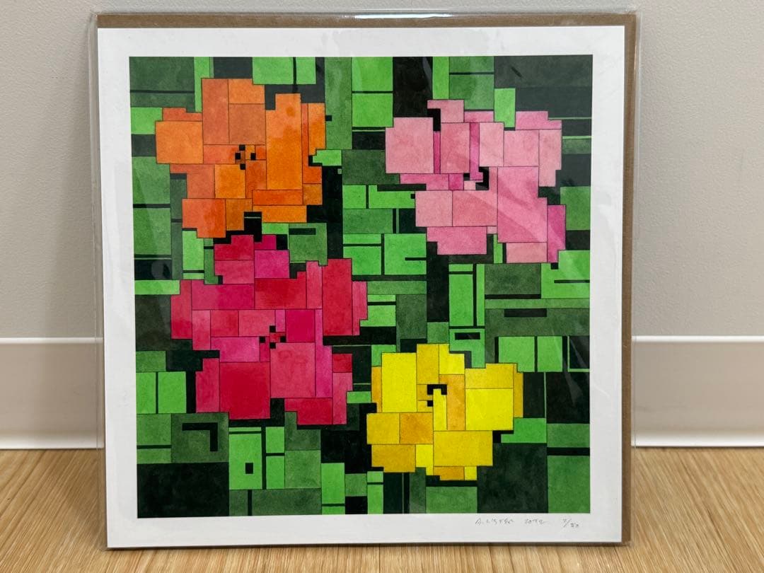 Adam Lister Andy Warhol Flowersプリントアート