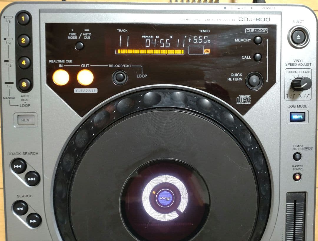 Pioneer CDJ-800　動作確済み　ピックアップレンズ新品交換