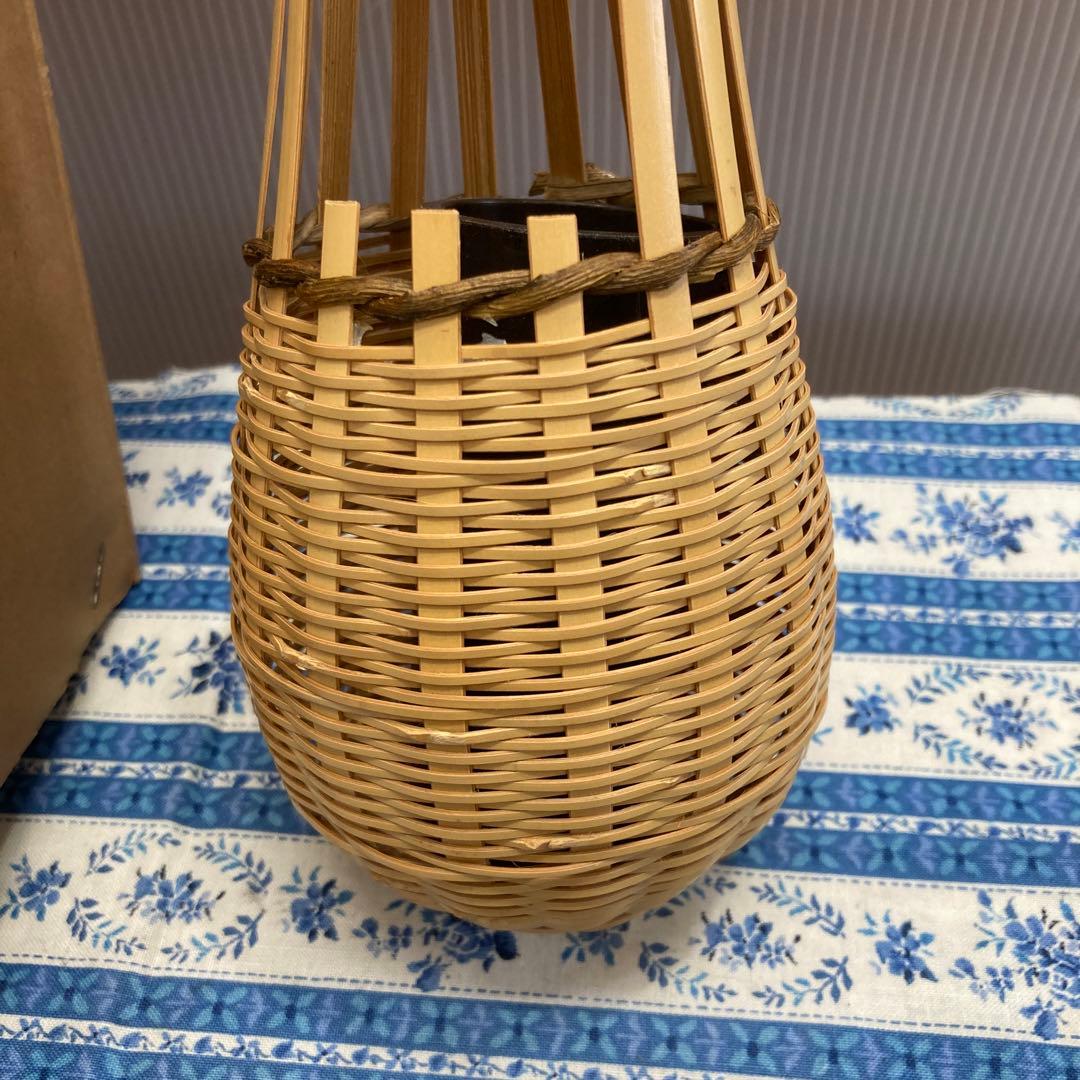 華道道具　花入　やな篭　S16HI