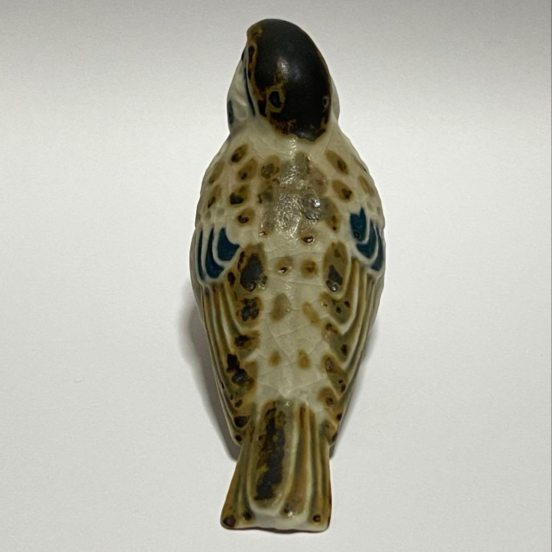 一技庵 林沐雨 群雀 京焼 置物