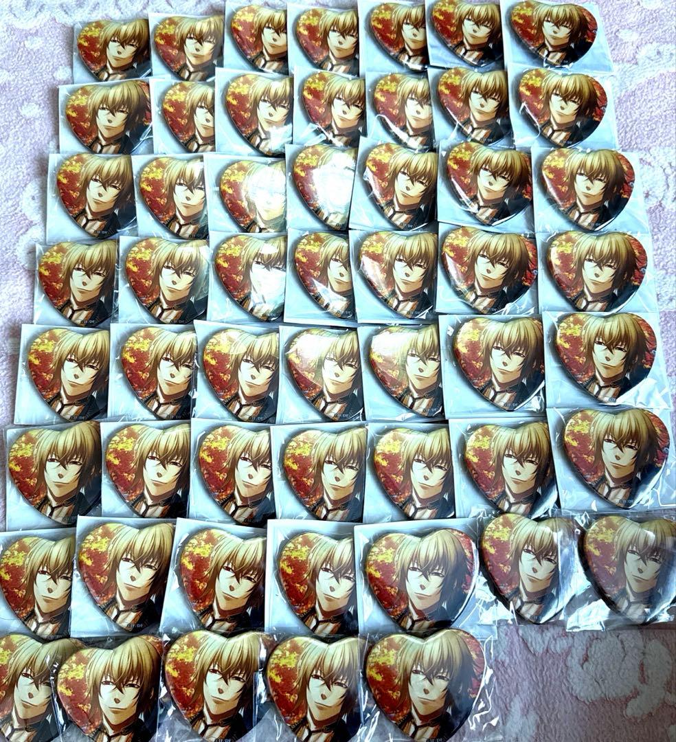 薄桜鬼　遊戯録　アニメガ　ビックカメラ　ソフマップ　風間　ハート缶バッジ　54点