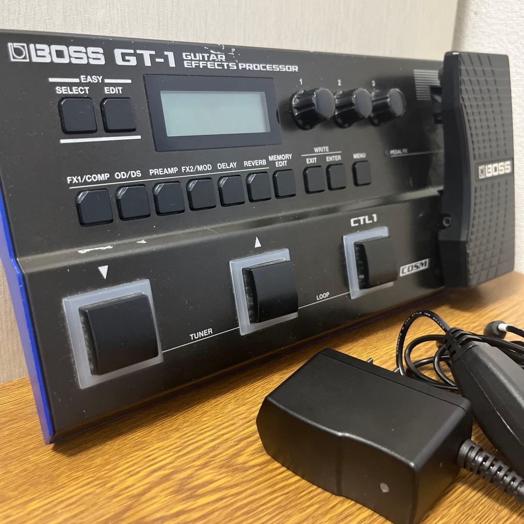 BOSS GT1 アダプター付き マルチエフェクター