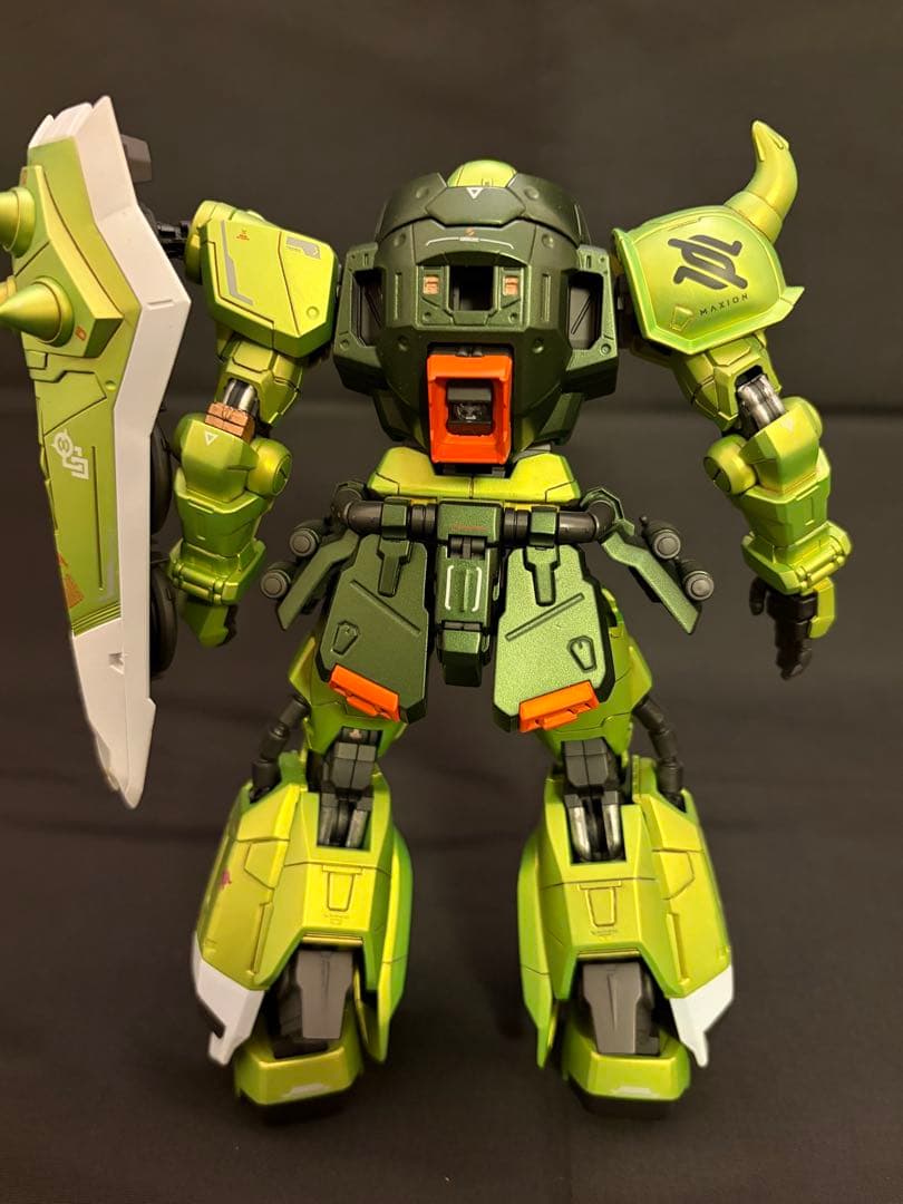 MG ザクウォーリア　艶消し　パール、メタリック塗装