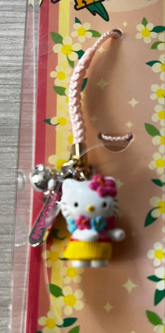 激レア◎ハワイ限定キティ◎根付けストラップ◎フラダンス・アロハ・おむすび・ティキ