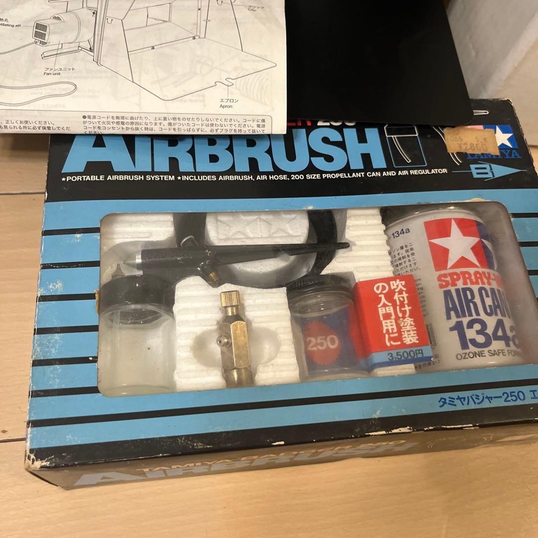 TAMIYA スプレーワーク・ペインティングブースとエアブラシセット