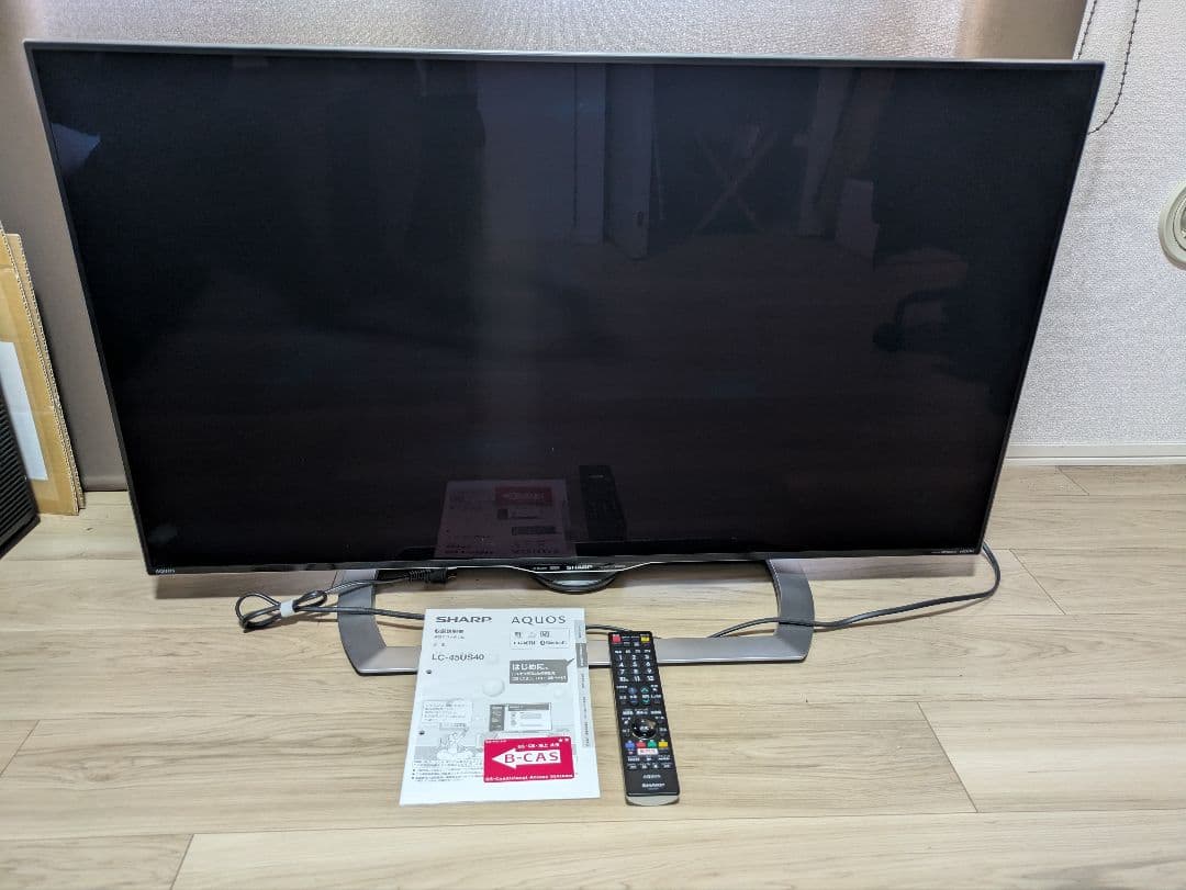 【美品】シャープ 45V型 4K 液晶テレビ AQUOS LC-45US40