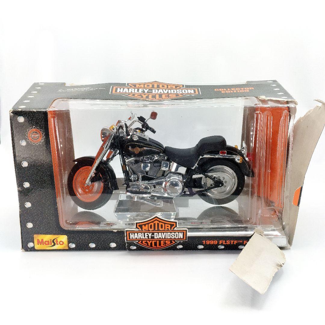 マイスト ハーレーダビッドソン ファットボーイ 黒 1999年 1/10モデル