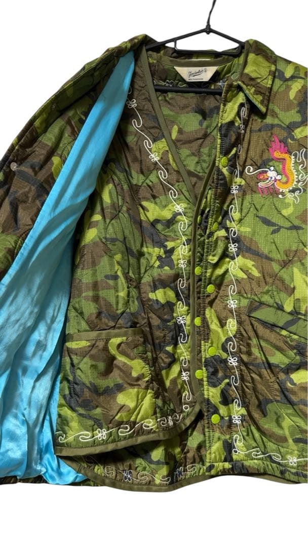 トップス TENDERLOIN NYLON SOUVENIR VEST CAMO