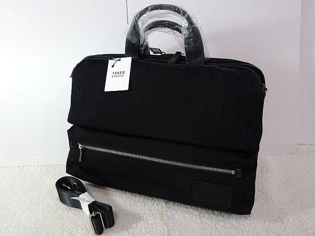 【新品・本物】TAKEO KIKUCHI　ビジネスバッグ/黒￥27,500-