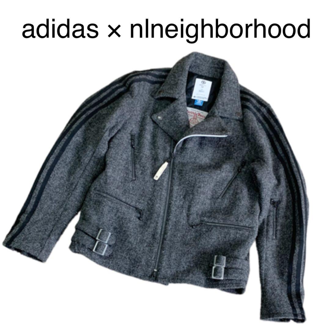 【激レア】アディダス×ネイバーフッド×ハリスツイード ライダースジャケット