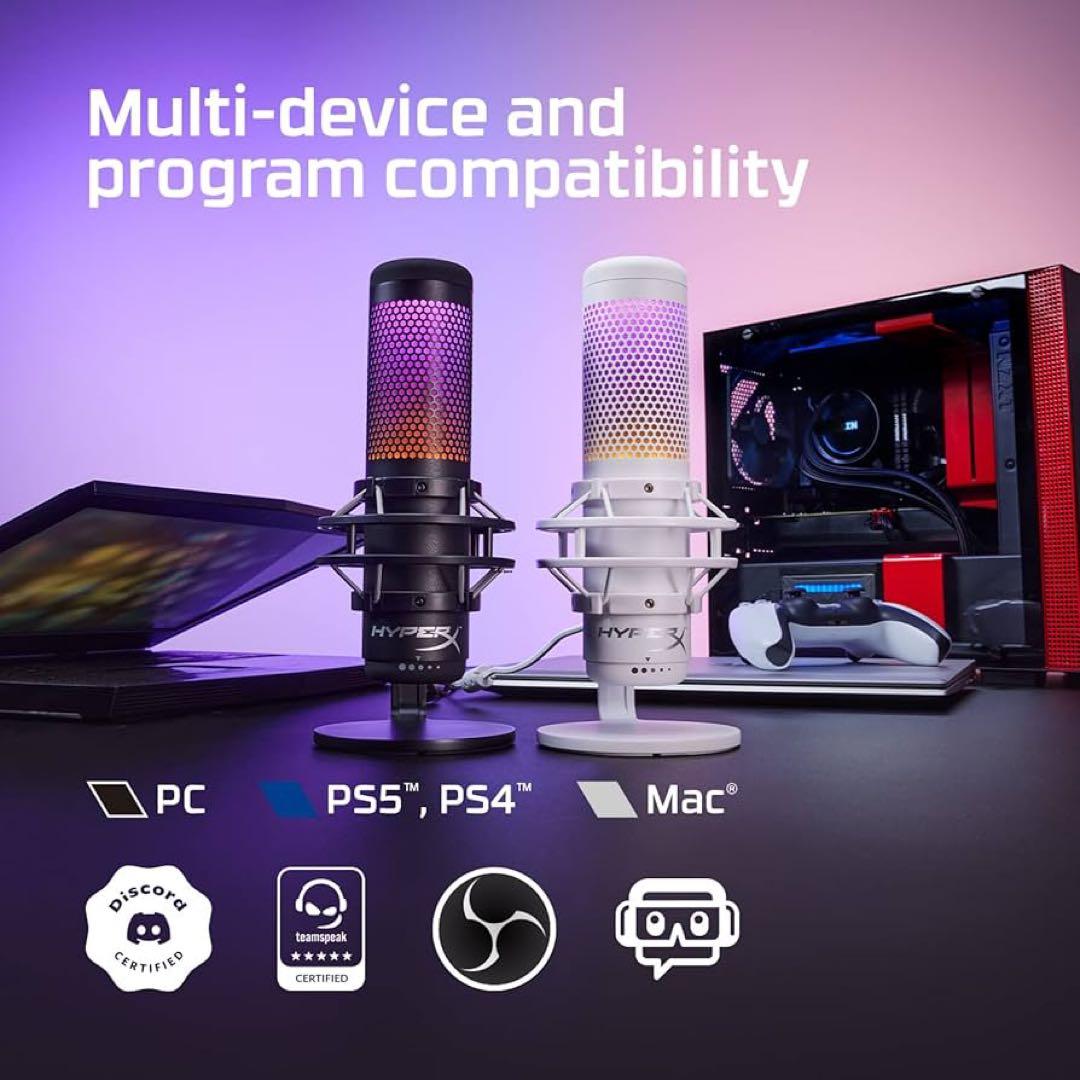 マイクHyperX QuadCast S 黒