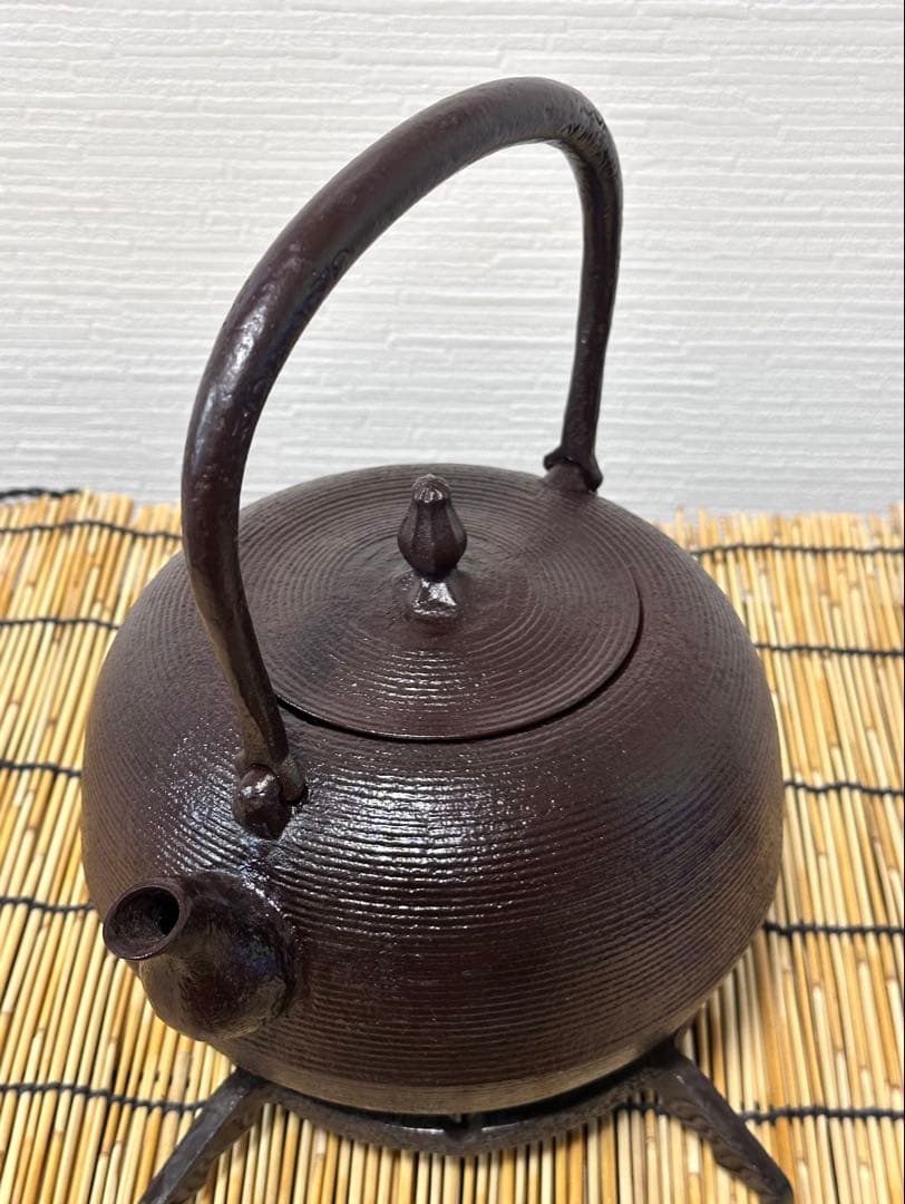 未使用品、タグ付　南部鉄器伝統工芸士　佐藤勝芳南部宝寿堂　とも様売約済み