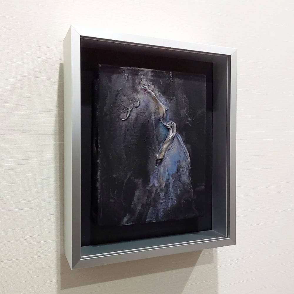 内野隆文　抽象画　F0号　絵画　キャンバス　アクリル　現代美術　額縁