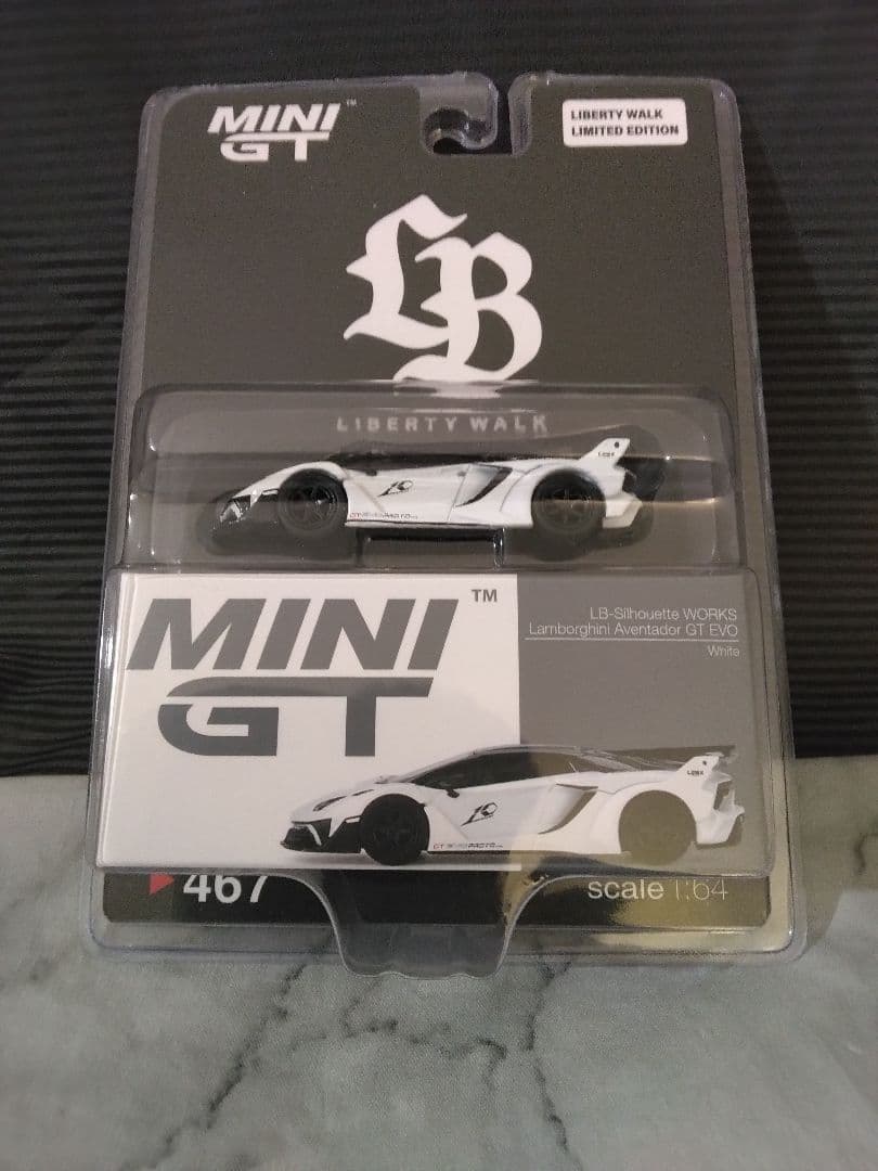 minigt ランボルギーニ　アヴェンタドール　gt evo ホワイト