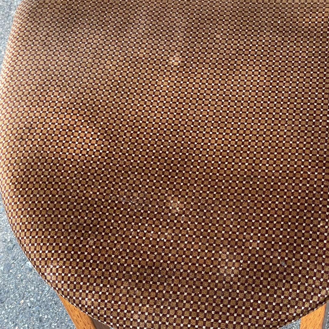 ② 天童木工　TENDO ベロア素材　木製　椅子　2脚　ダイニング　コレクション