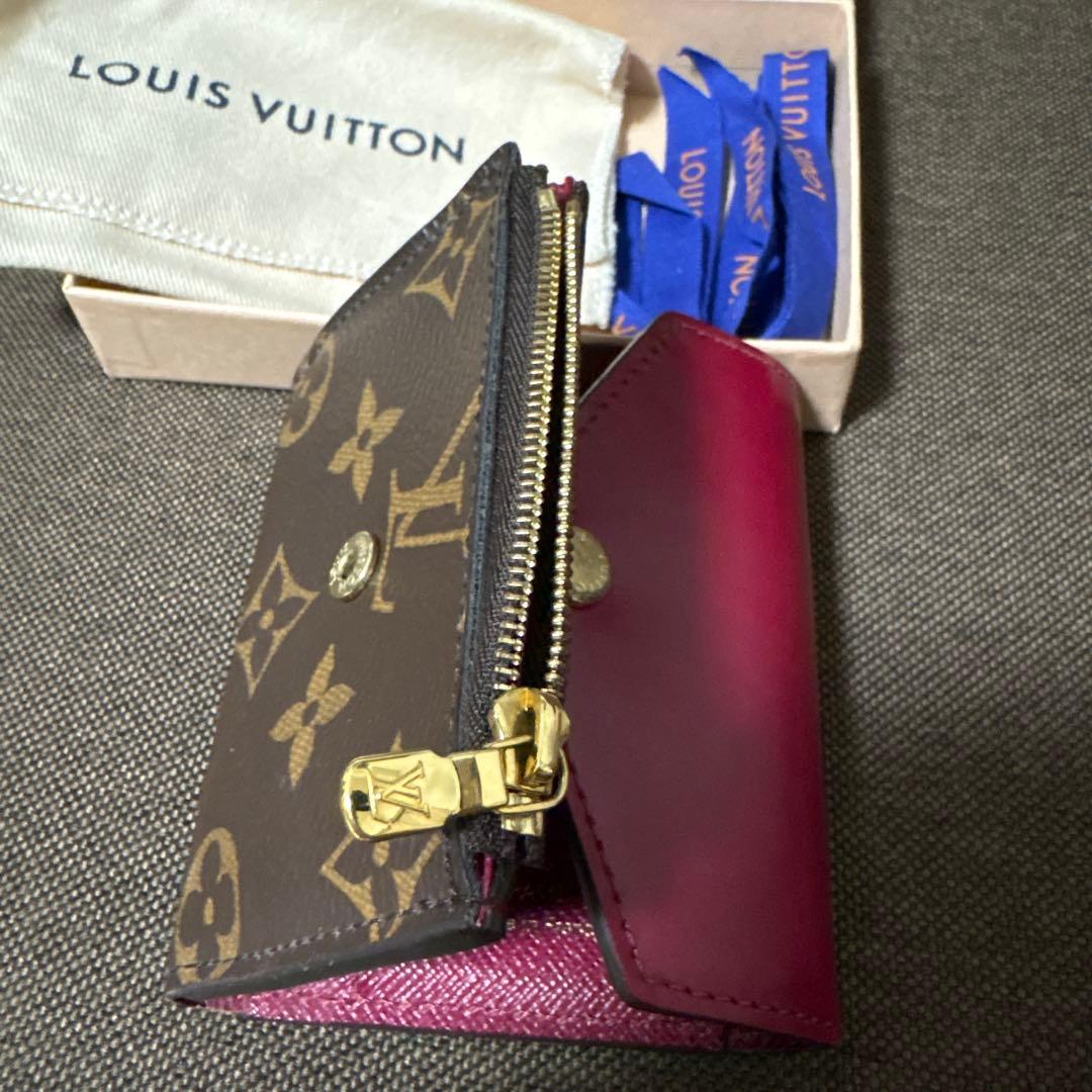 Louis Vuitton 三つ折り財布 ワインレッド