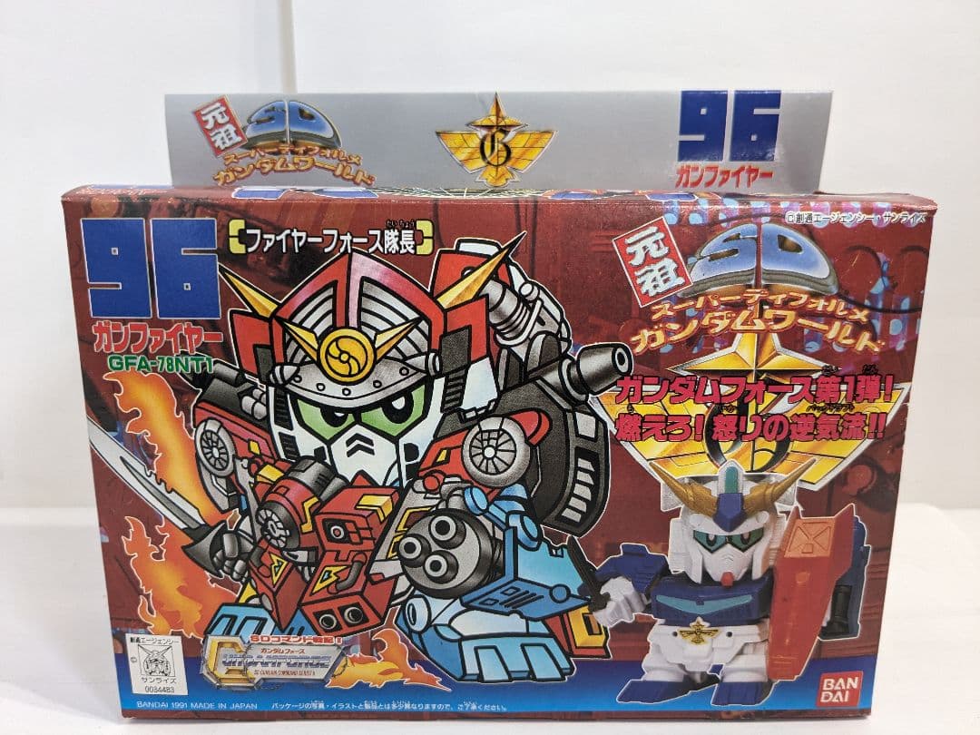 【未開封】元祖SD ガンダム　96　ファイヤーフォース隊長　ガンプラ　プラモ