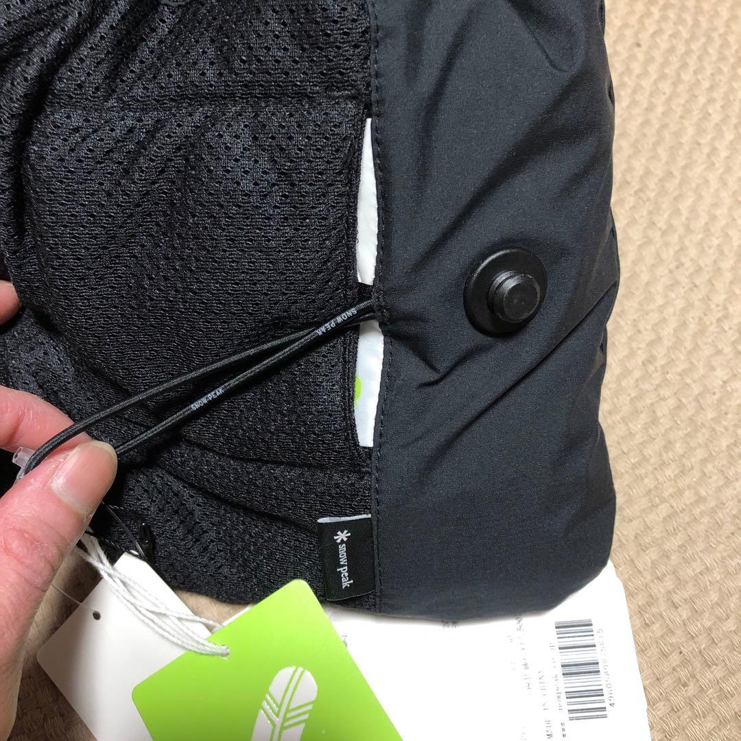 新品　スノーピーク　ダウンマフラーブラック　ネックウォーマー