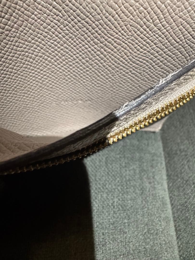 HERMES エルメス べアン コンパクト グリアスファルト ローズゴールド金具