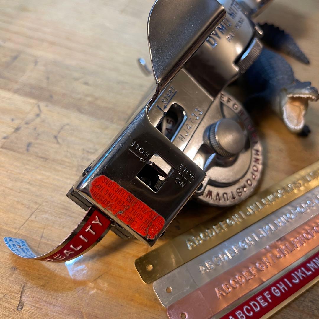 ■製品保証■【機関良・美品】ダイモ テープライター M-3 DYMO 184-2