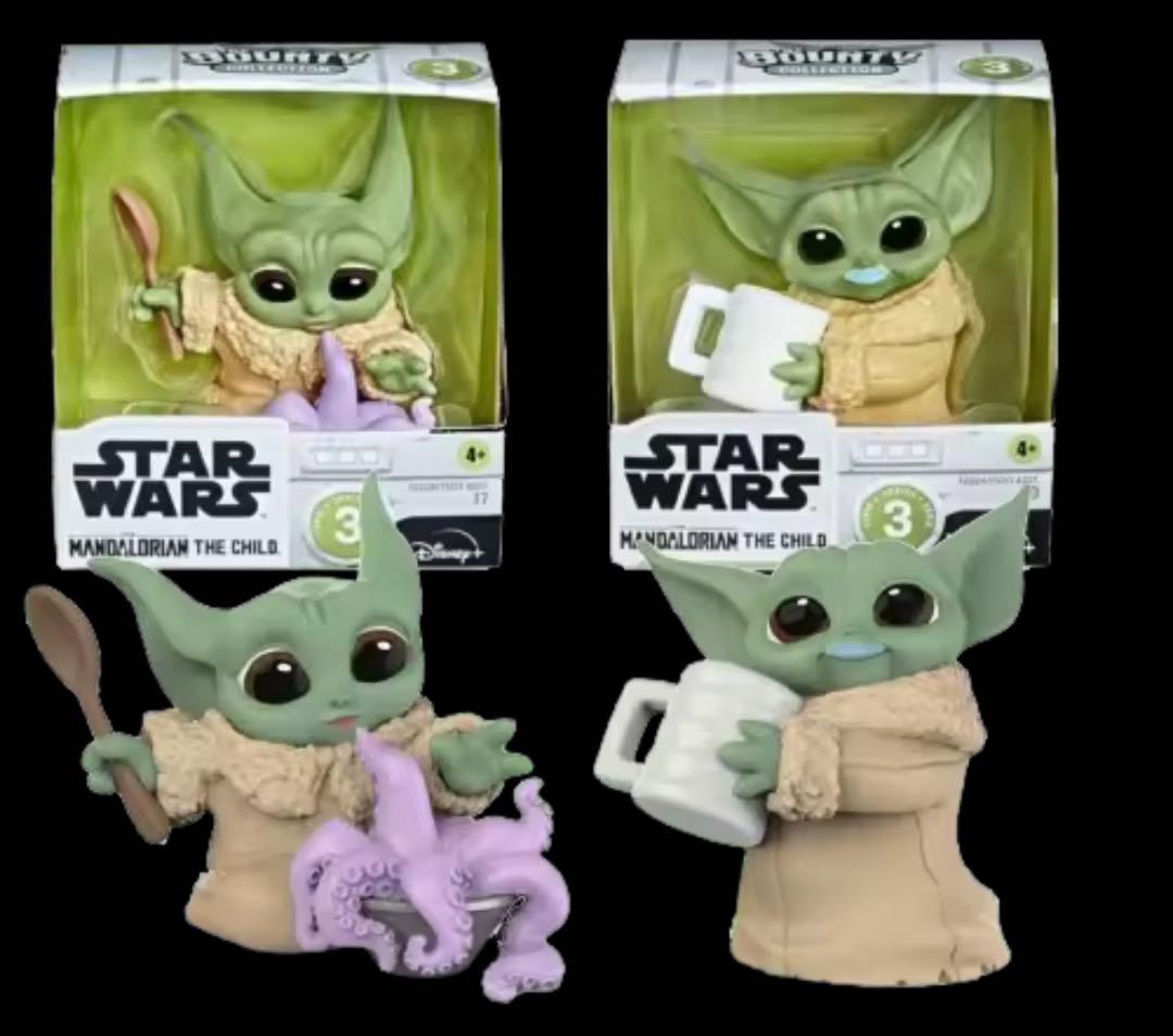 スターウォーズ Grogu フィギュア 2体セット 箱付き 海外購入品