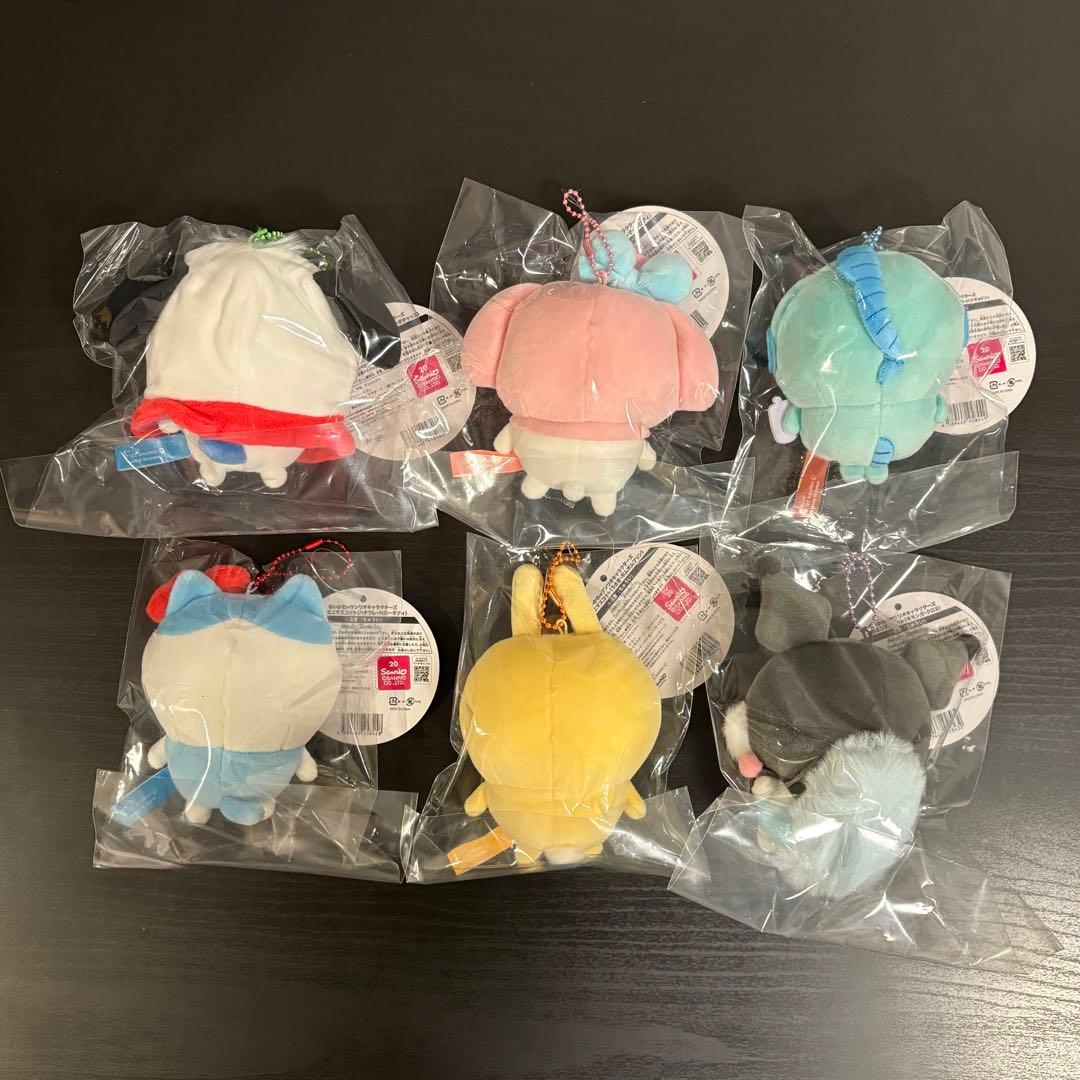 ちいかわ×サンリオキャラクターズ　プチミニマスコット　セミコンプリート6種セット
