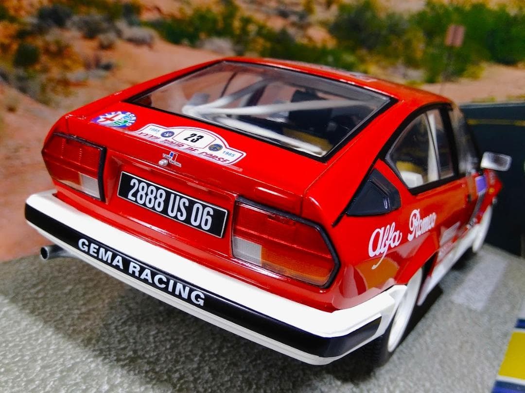 1/18 ソリド　アルファロメオ GTV6　ツール・ド・コルス 1985